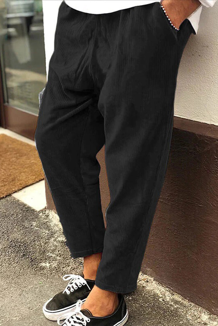 Herren Stoffhose Locker Fit – Elegant & Komfortabel