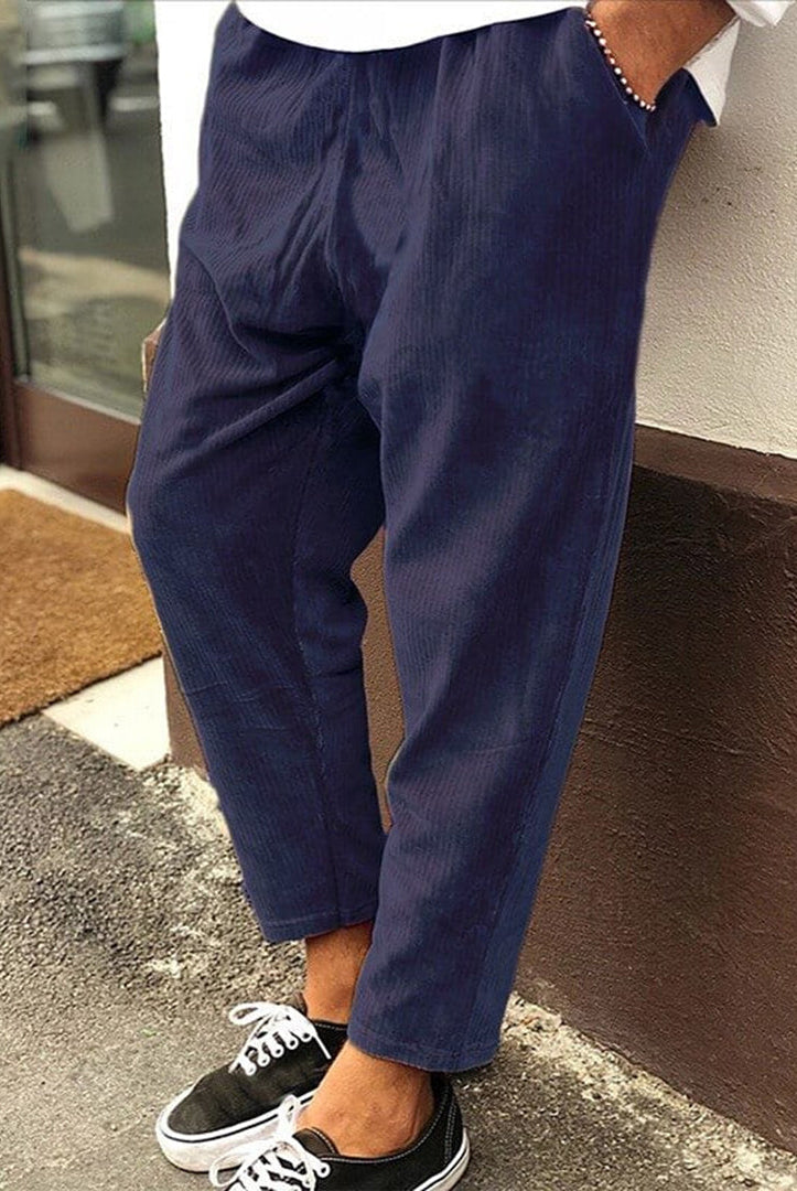 Herren Stoffhose Locker Fit – Elegant & Komfortabel