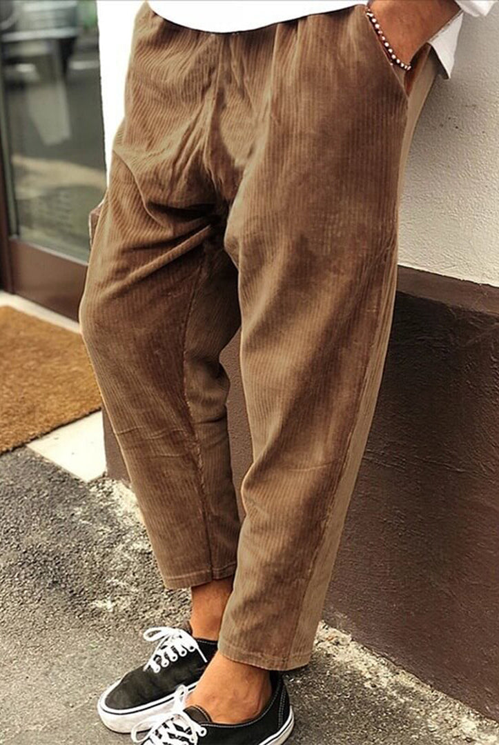 Herren Stoffhose Locker Fit – Elegant & Komfortabel